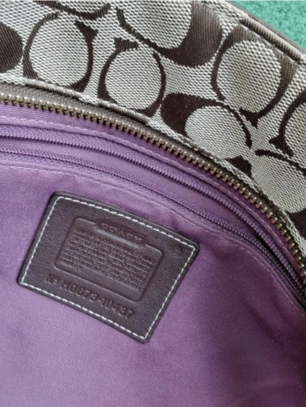 Coach Patchwork Satchel in Brown, Burgundy,Gold, Fuschia and Zebra
